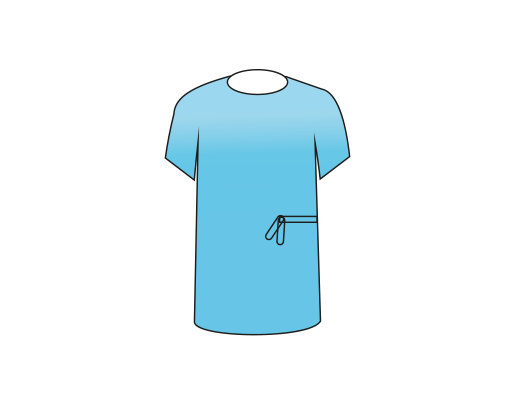 Short Sleeve Patient Gown